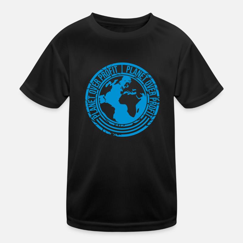 Planète sur le devis de profit T-shirt sport Enfant