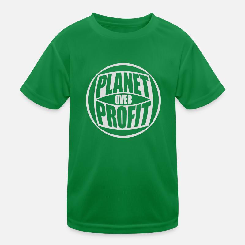 Planète sur le devis de profit T-shirt sport Enfant