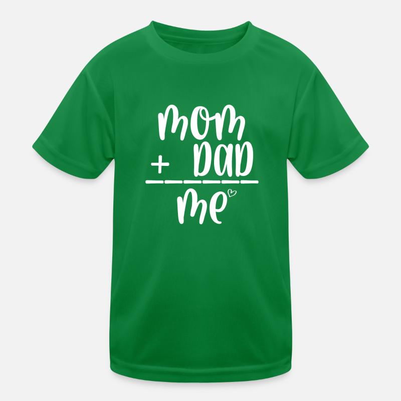 Mom Dad me Kids Functional T-Shirt