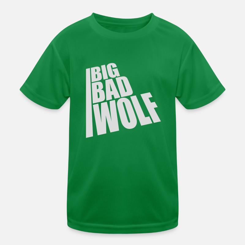 big bad wolf Zitat Kinder Funktions-T-Shirt
