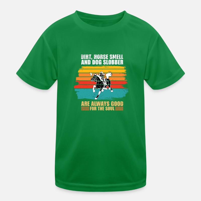 Geschenk Ein Reiter reitet Reiter Kinder Funktions-T-Shirt