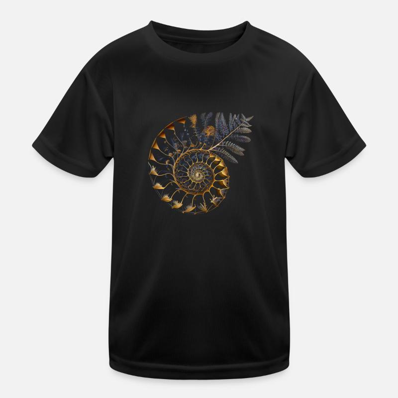 Fibonacci Spirale Kinder Funktions-T-Shirt