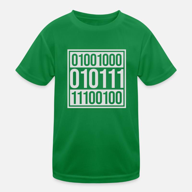 Binär Code Programm Sprache Kinder Funktions-T-Shirt