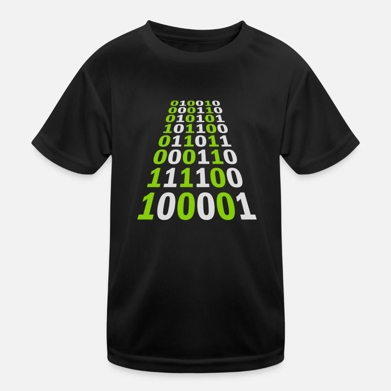 Binär Code Programm Sprache Kinder Funktions-T-Shirt