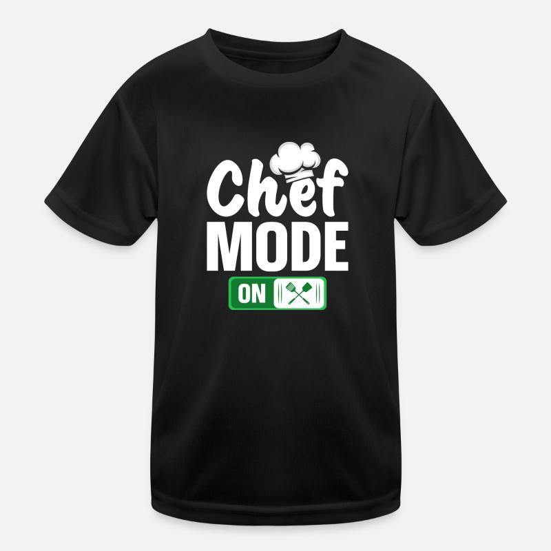 Chef mode On Kids Functional T-Shirt