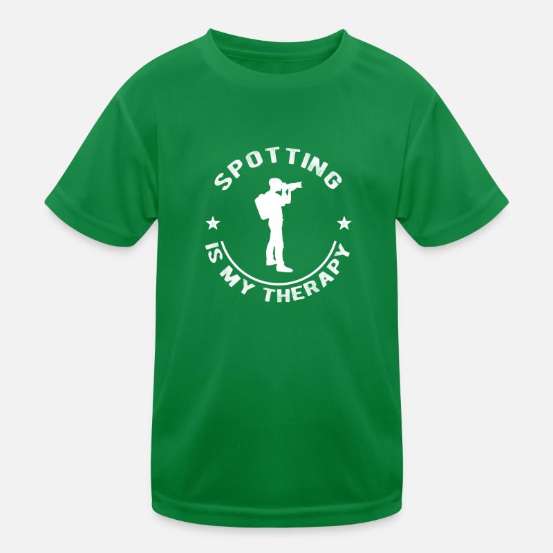 Plane Spotting is my therapy - Geschenk Pilot Flug Kinder Funktions-T-Shirt
