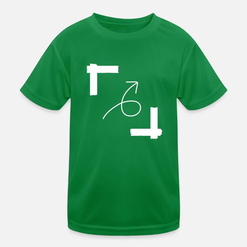 Pfeil parallel Ecke Kinder Funktions-T-Shirt