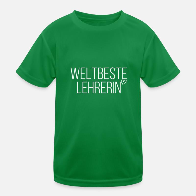 Weltbeste Lehrerin Kinder Funktions-T-Shirt