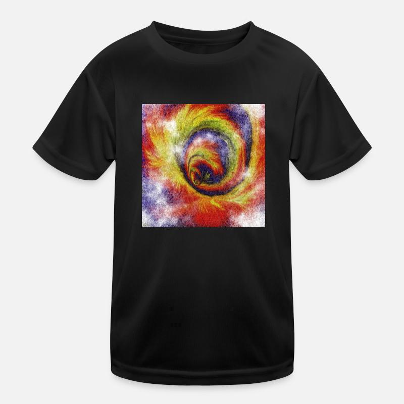Colour rush - Kids Functional T-Shirt - black