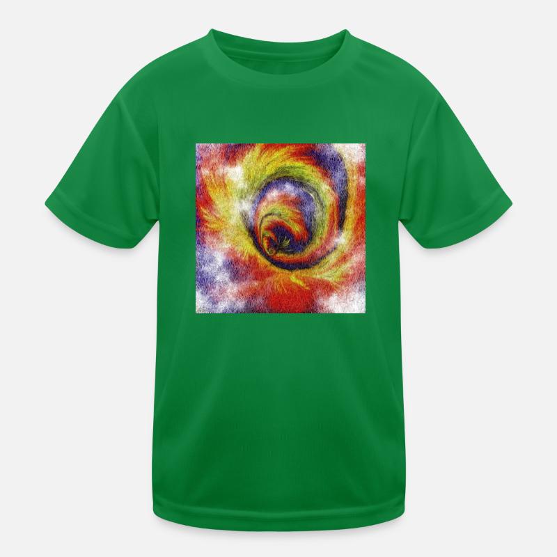 Farbrausch Kinder Funktions-T-Shirt