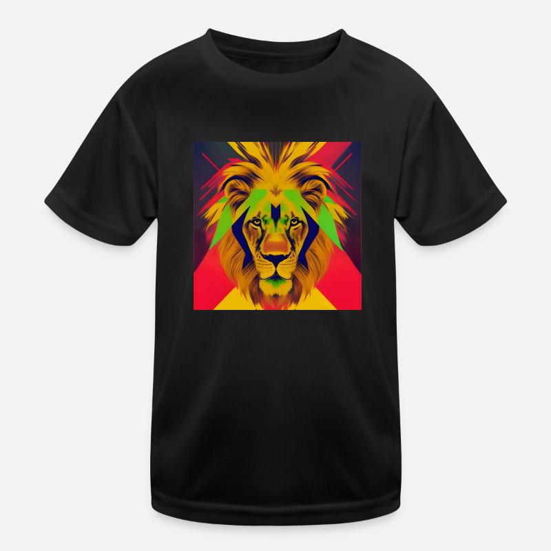 Löwe Kinder Funktions-T-Shirt