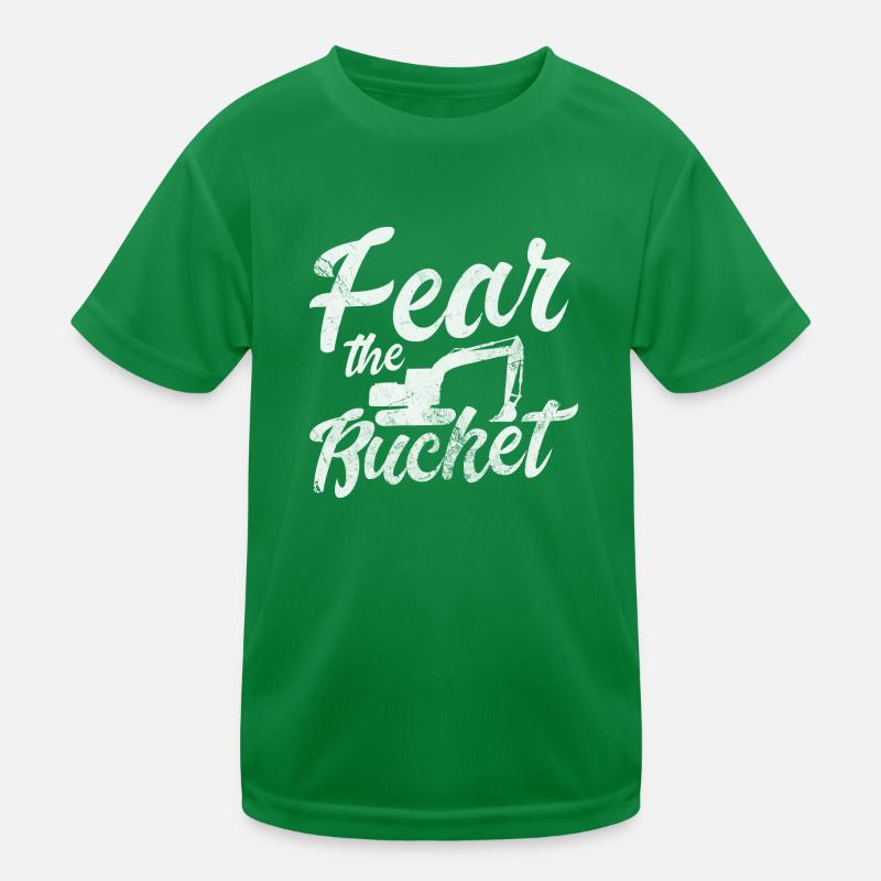 Craignez le seau | Drôle de devis d’opérateur de godet T-shirt sport Enfant