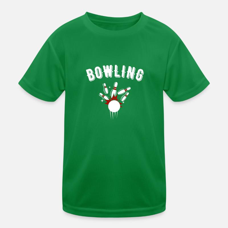 bowling Kids Functional T-Shirt