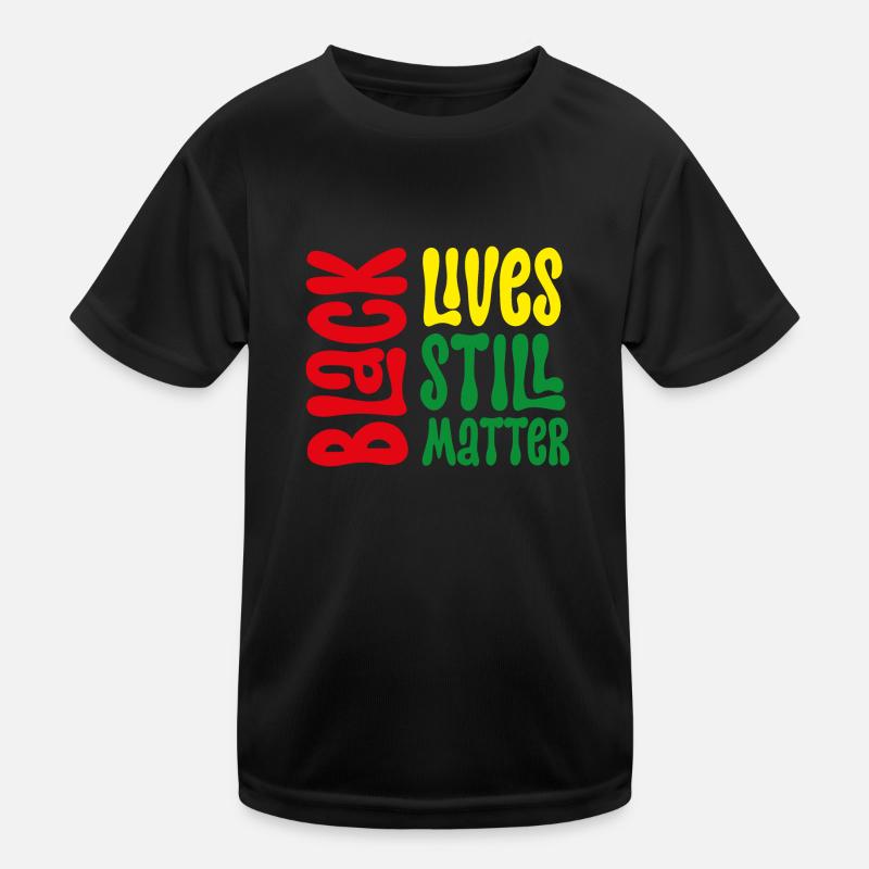 La vie des Noirs compte toujours T-shirt sport Enfant
