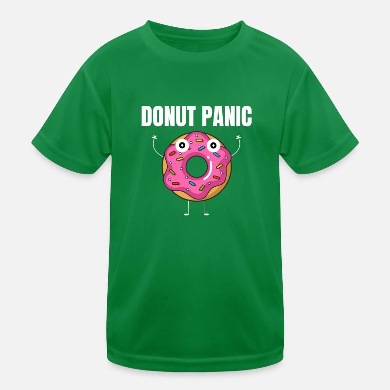 Donut Panik Kinder Funktions-T-Shirt