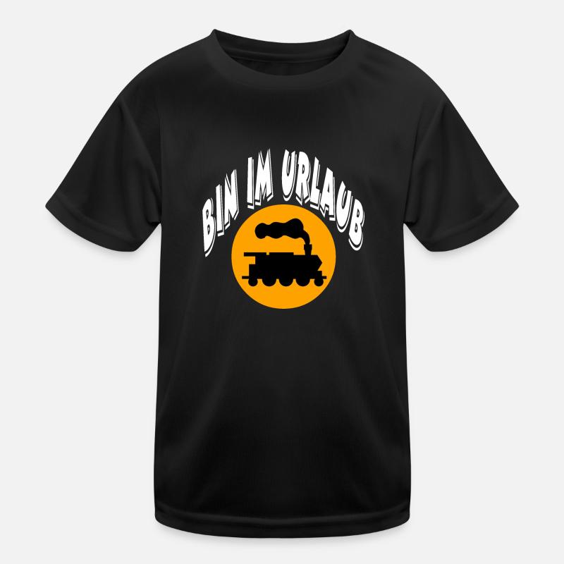 Eisenbahn Kinder Funktions-T-Shirt