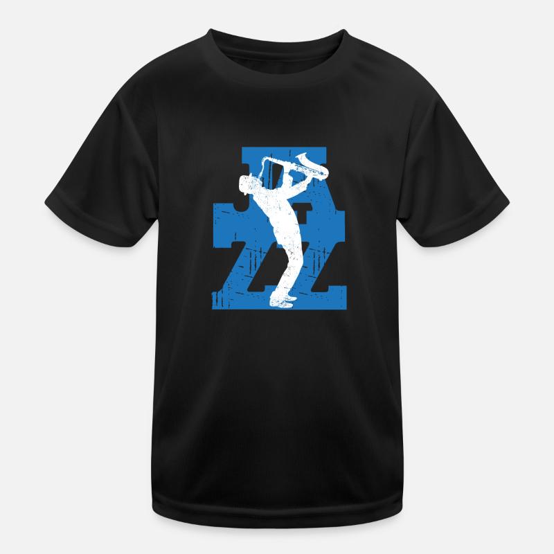 Saxophoniste Jazz Rétro T-shirt sport Enfant