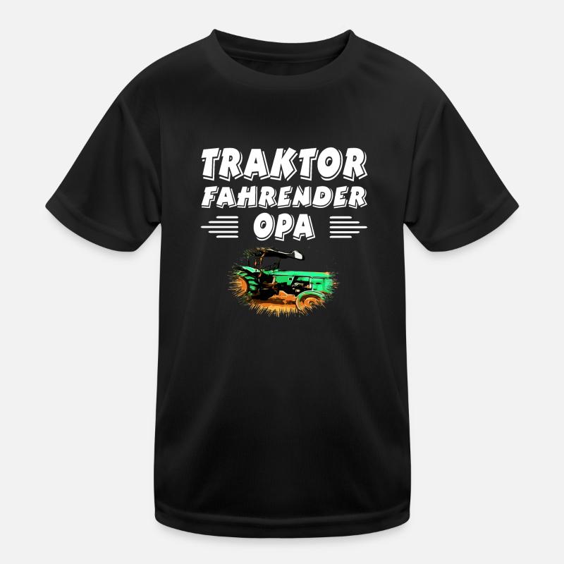 Traktor Kinder Funktions-T-Shirt