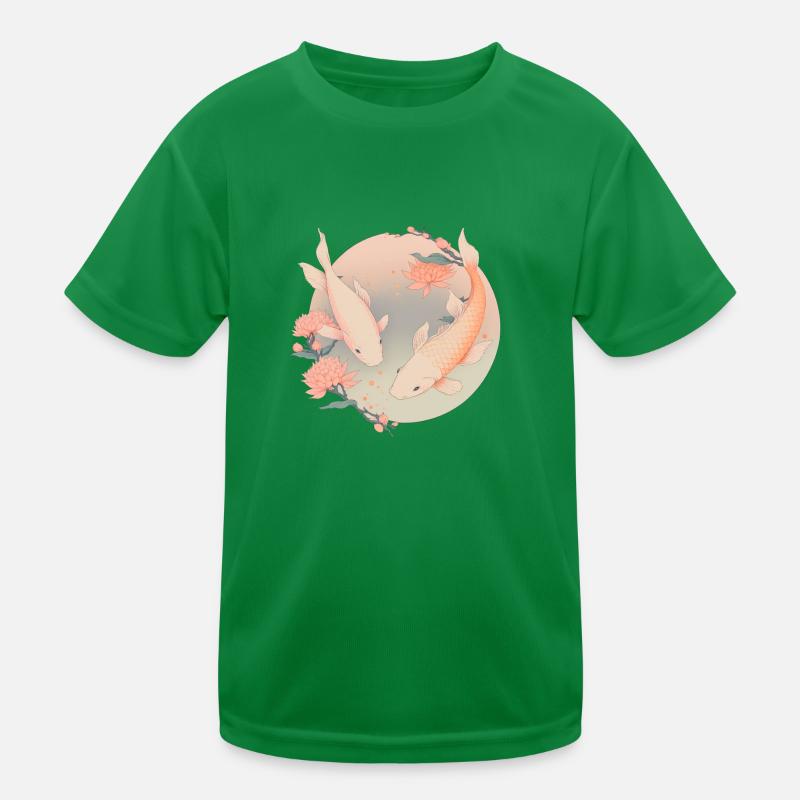 Carp koi - illustration Kids Functional T-Shirt