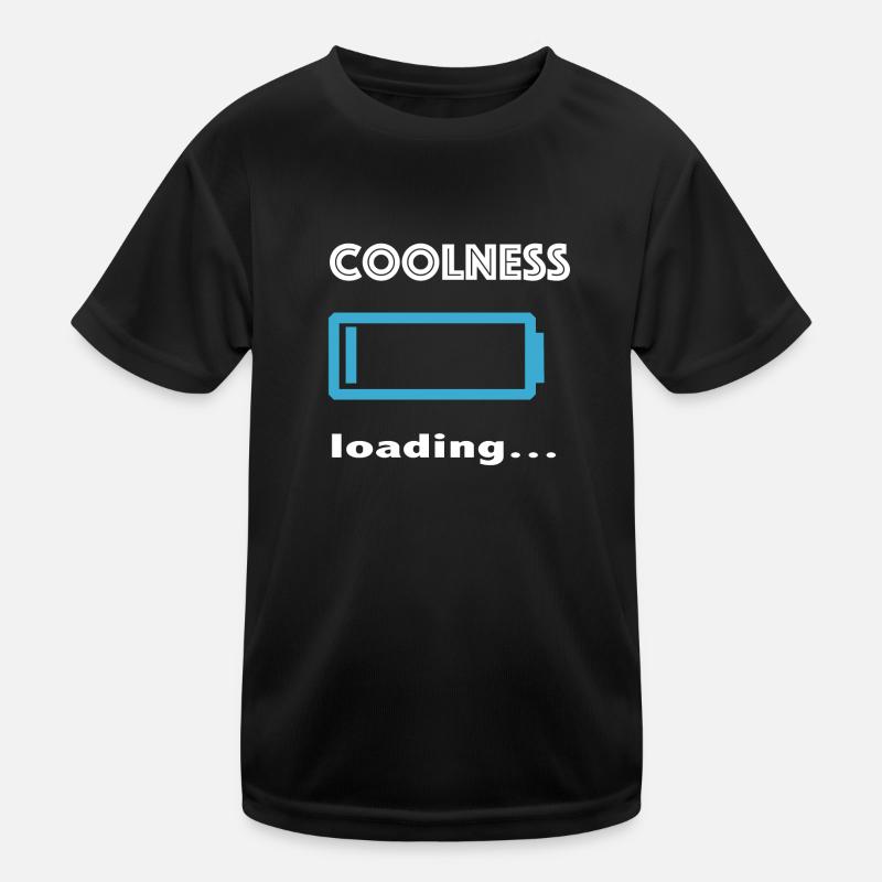 Coolness loading... - Kinder Funktions-T-Shirt - Schwarz
