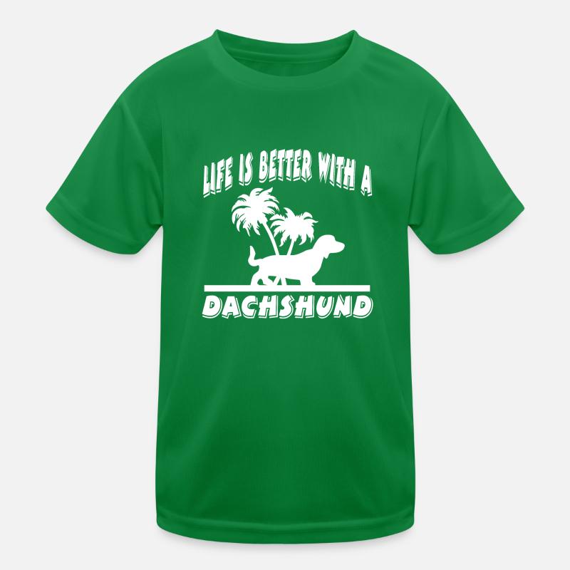 Dachshund Kids Functional T-Shirt