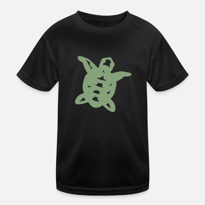 Schildkröte Kinder Funktions-T-Shirt