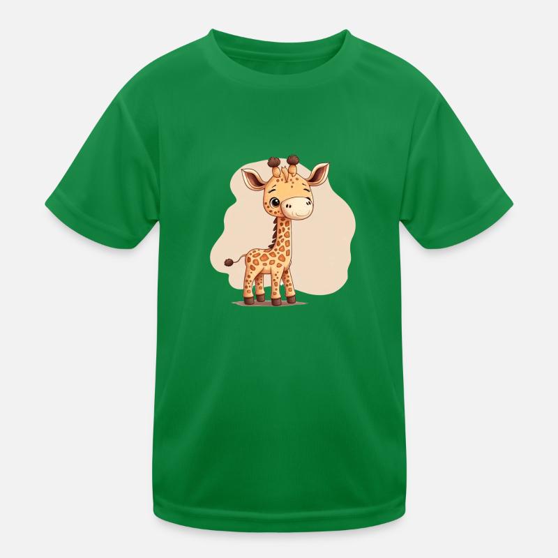 cute giraffe Kinder Funktions-T-Shirt