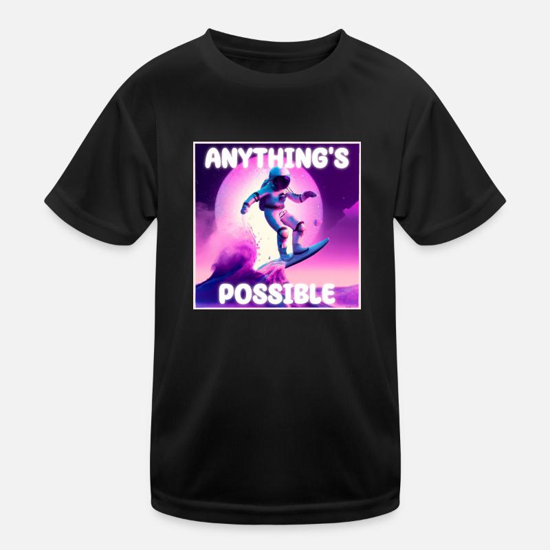 ANYTHING'S POSSIBLE - Kids Functional T-Shirt - black