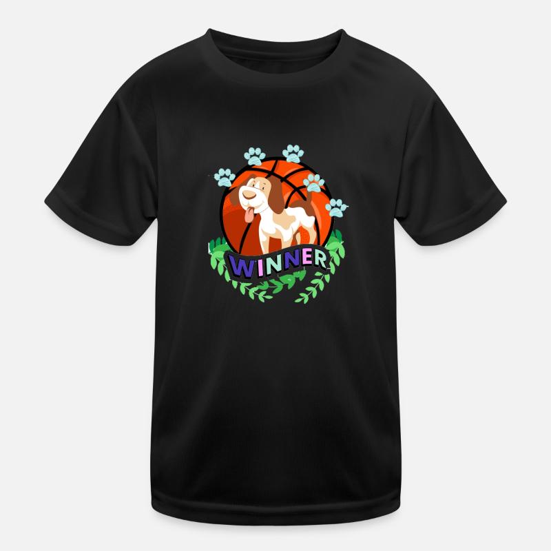 Lustiger Hund Kinder Funktions-T-Shirt