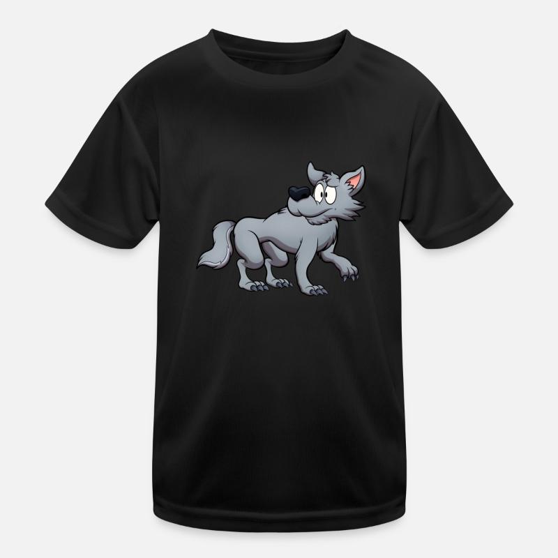 Grey Wolf Kids Functional T-Shirt