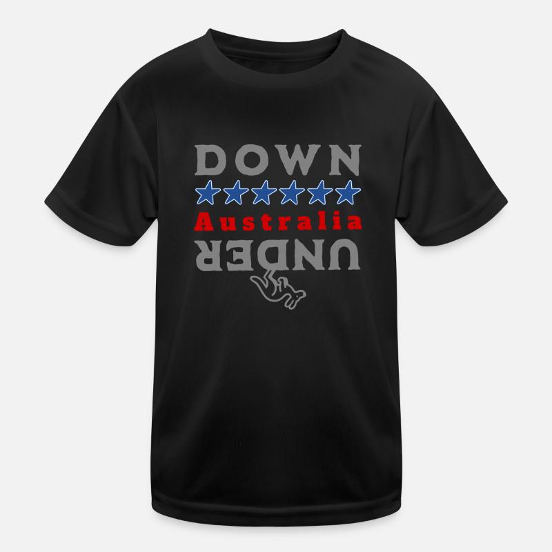 Down Under - Känguru - Urlaub - Australien Kinder Funktions-T-Shirt