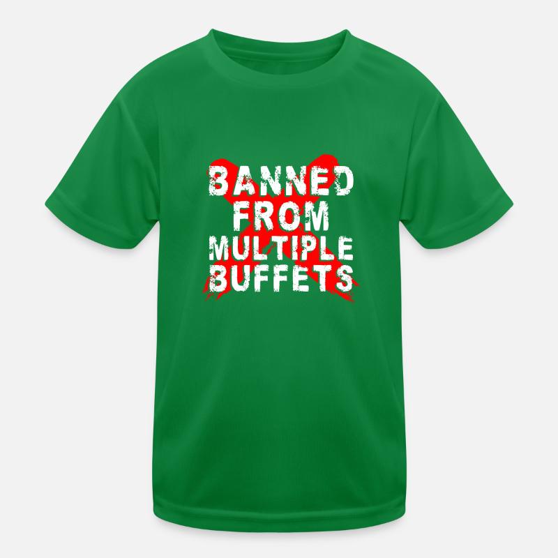 Menu buffet Traiteur Spécialités T-shirt sport Enfant