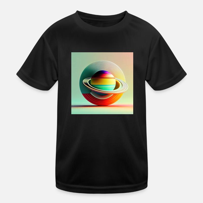 Kolonisation des Saturn Kinder Funktions-T-Shirt