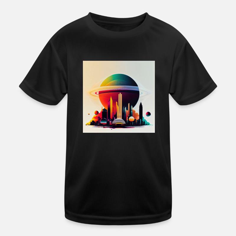 Kolonisation des Mars Kinder Funktions-T-Shirt