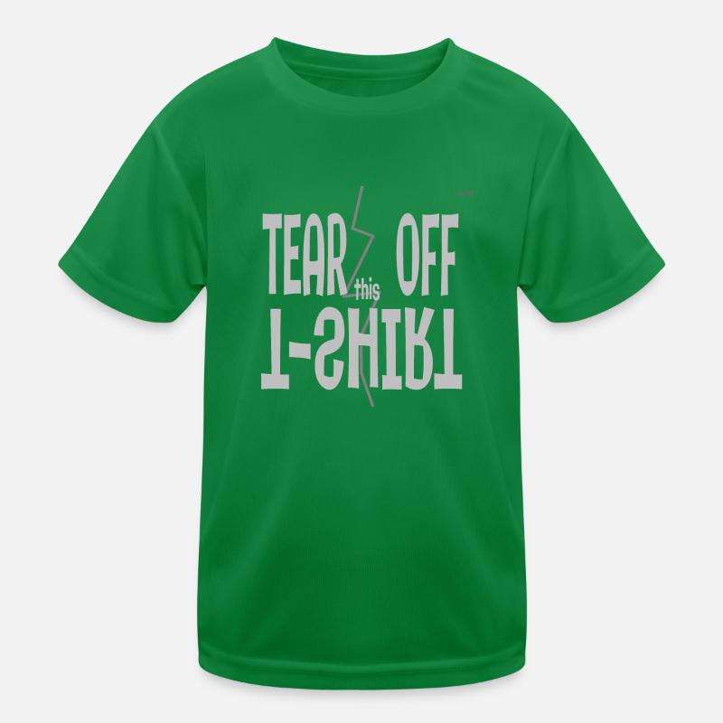 Tear off tee Kids Functional T-Shirt