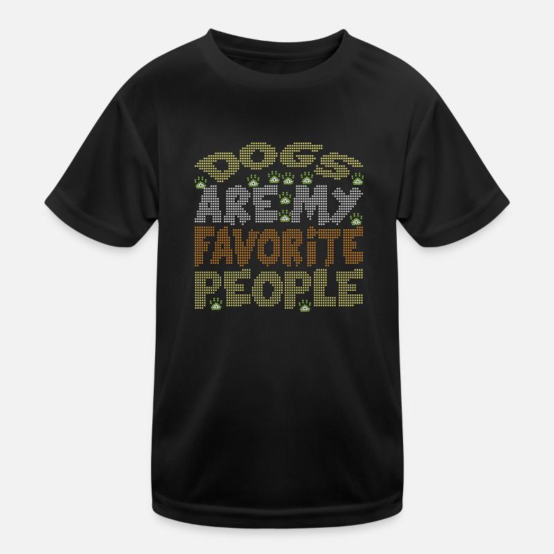Les chiens sont mes personnes préférées T-shirt sport Enfant