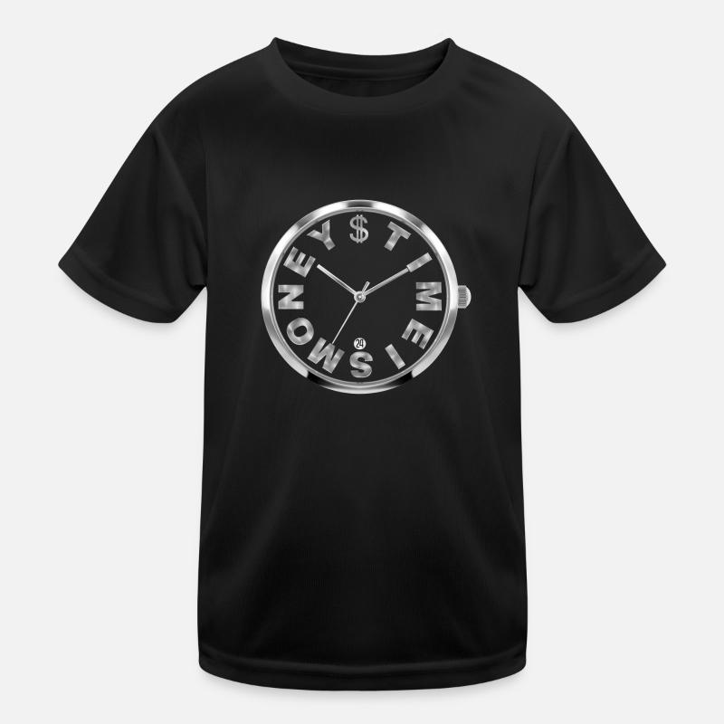 Time Is Money Kids Functional T-Shirt