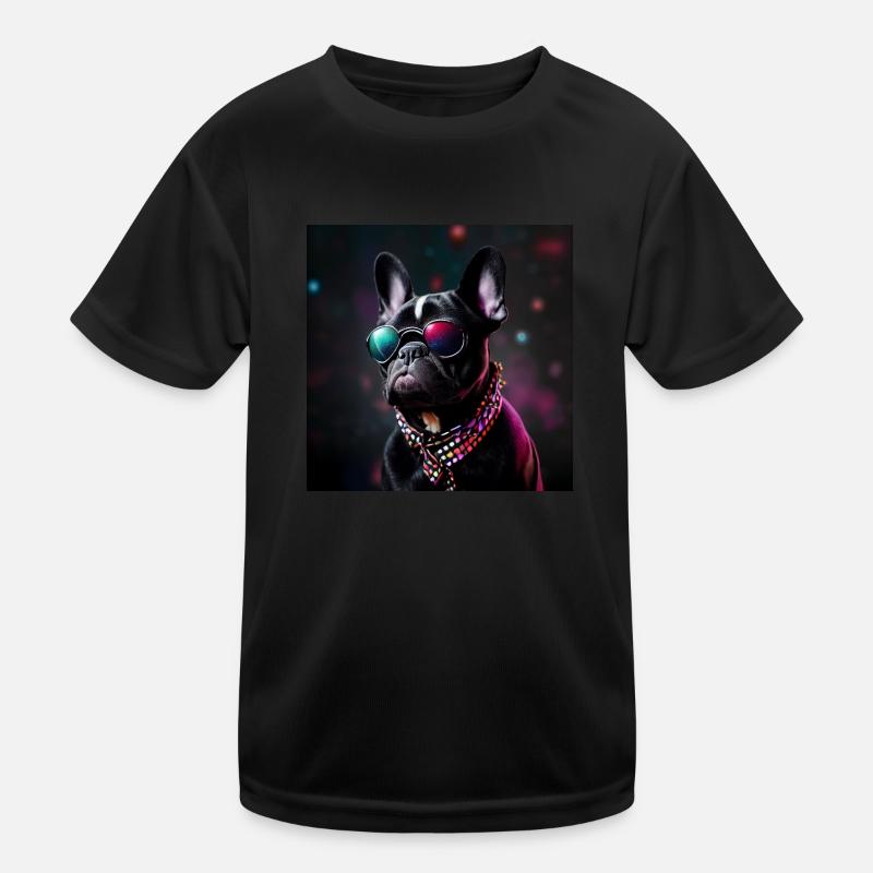 Bouledogue français « Disco Fever » T-shirt sport Enfant