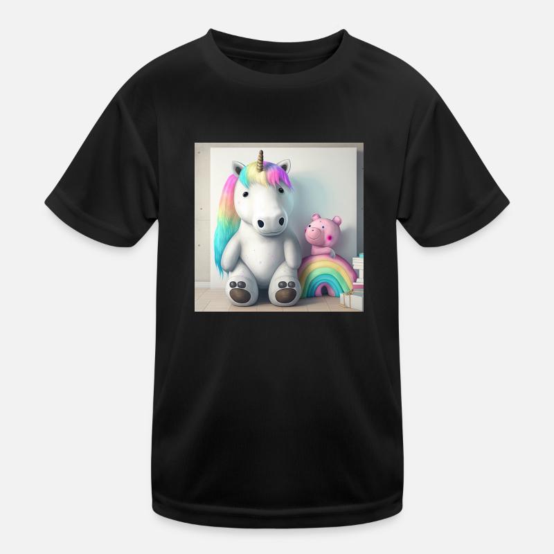 La licorne aime Teddy T-shirt sport Enfant