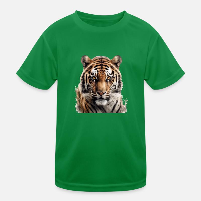Bengalischer Tiger Kinder Funktions-T-Shirt