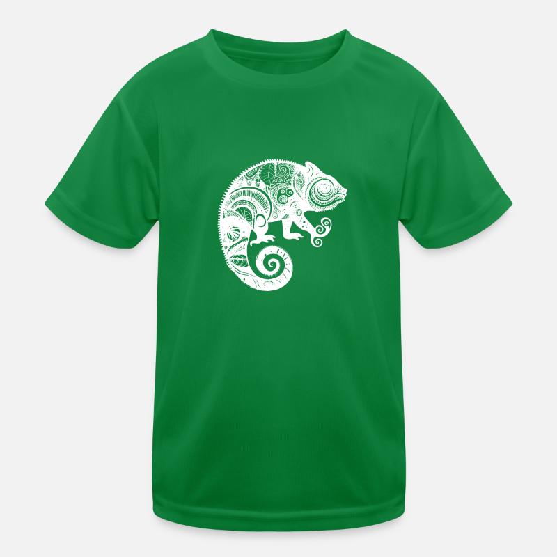 Caméléon aux motifs aztèques boho T-shirt sport Enfant
