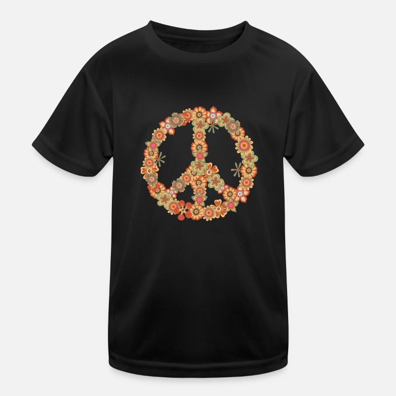 Hippie Kinder Funktions-T-Shirt