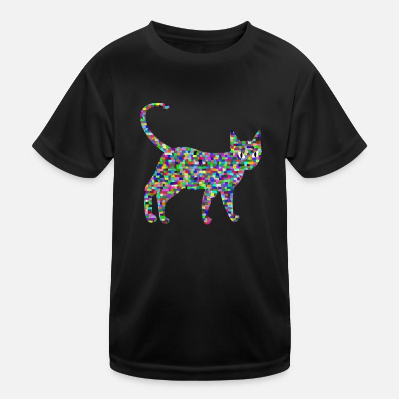 Chat coloré, Défilé T-shirt sport Enfant