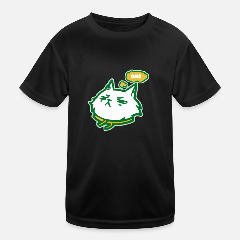 Die OMG-Katze Kinder Funktions-T-Shirt