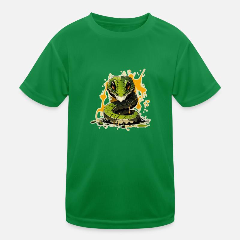 Snake Kids Functional T-Shirt
