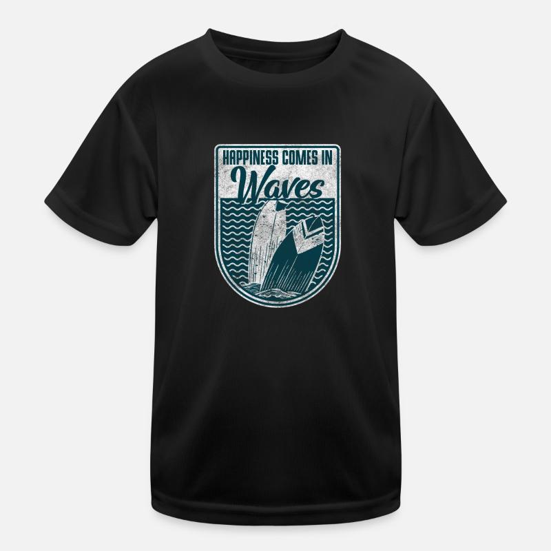 Surfer Surferboy Windsurfer Kinder Funktions-T-Shirt