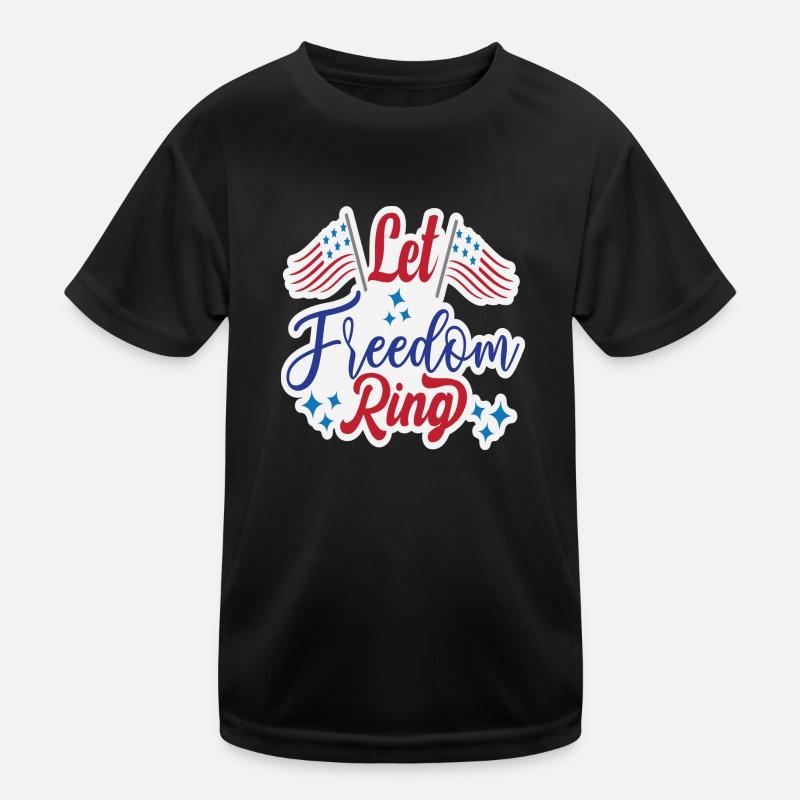 Let Freedom Ring Kids Functional T-Shirt