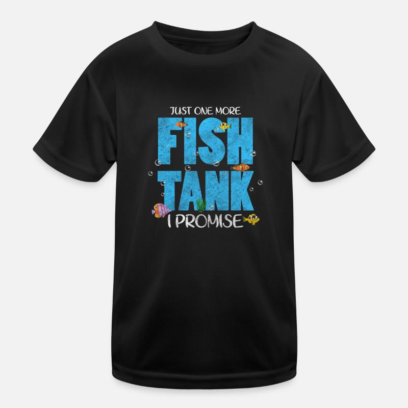 Fish aquarists under water Kids Functional T-Shirt
