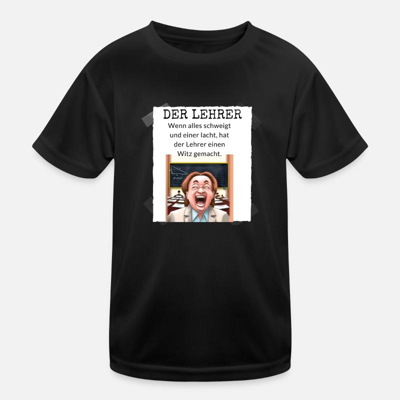 Leher witz Kinder Funktions-T-Shirt