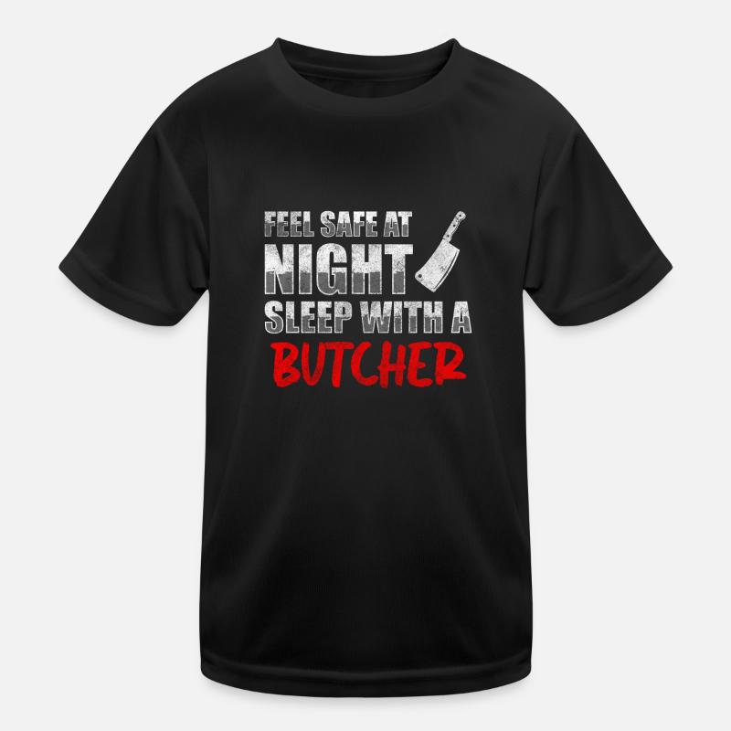 Metzger Fleischerei Beruf Kinder Funktions-T-Shirt